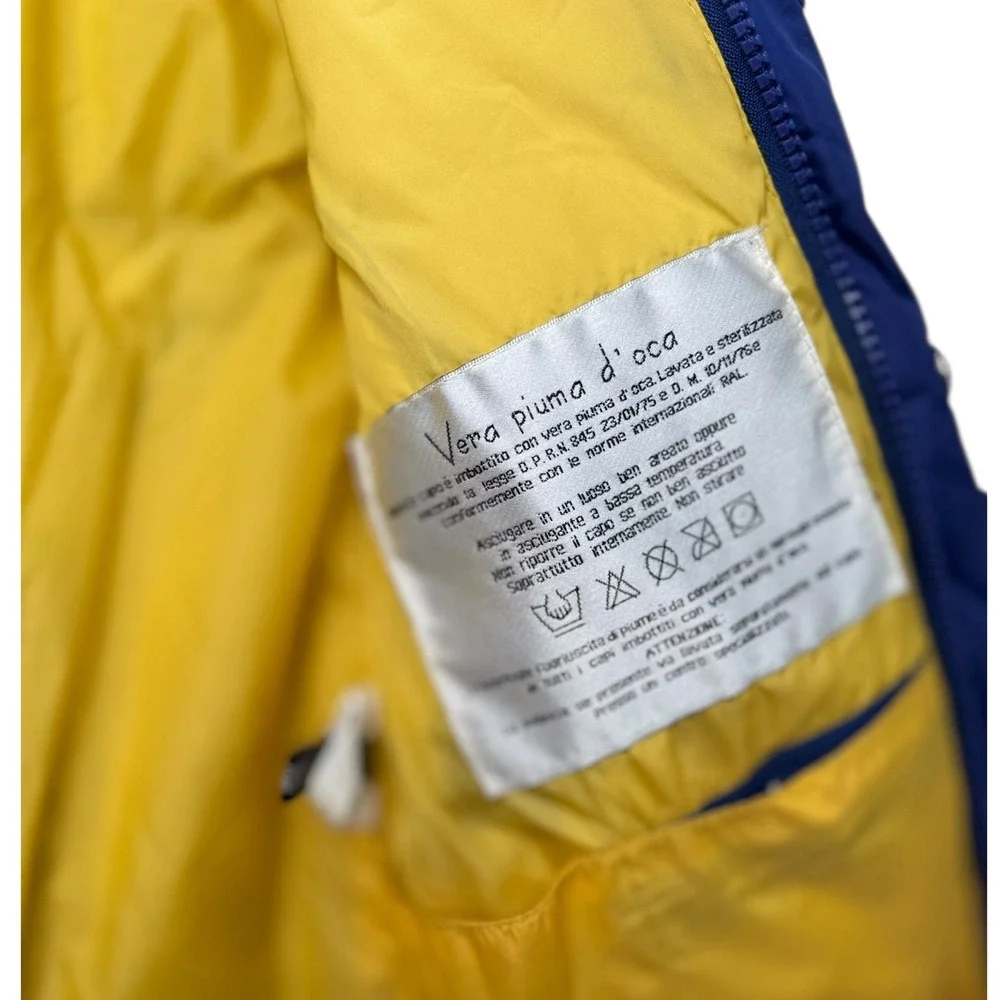 Vera Piuma DOca PIRELLI Kids Puffer‎ Jacket Blue Race Patches Size 5 Outerwear